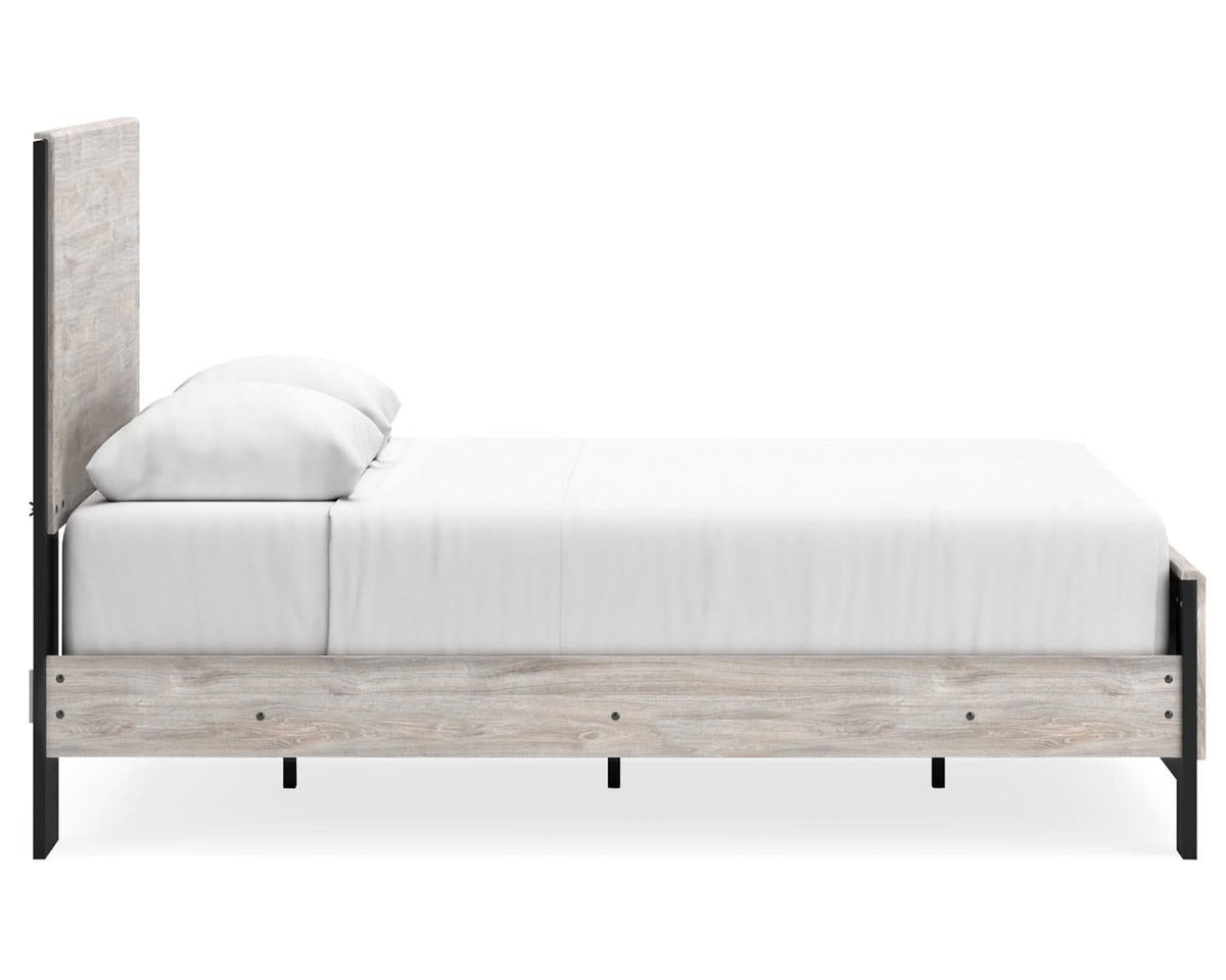 Vessalli Queen Panel Bed and Nightstand