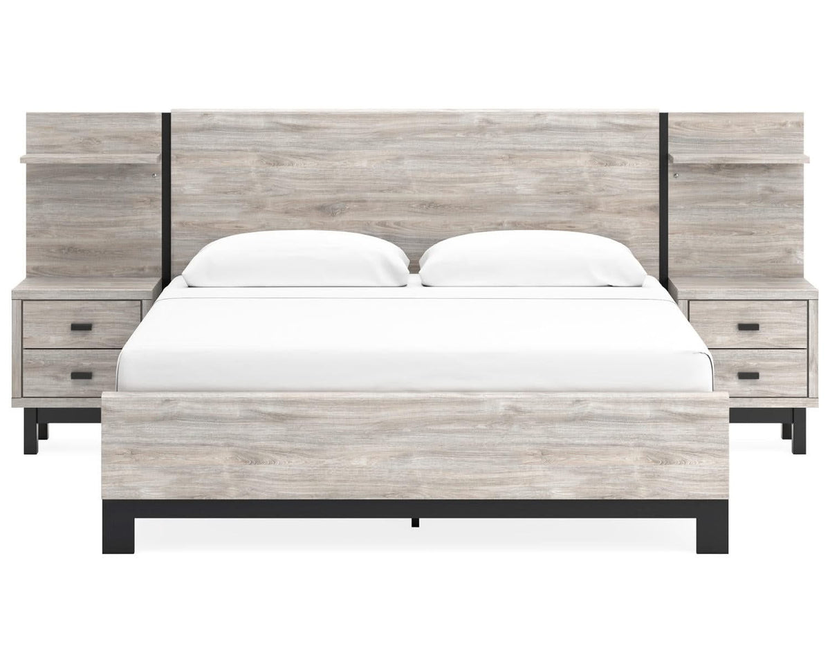 Cama Vessalli King con paneles y extensiones
