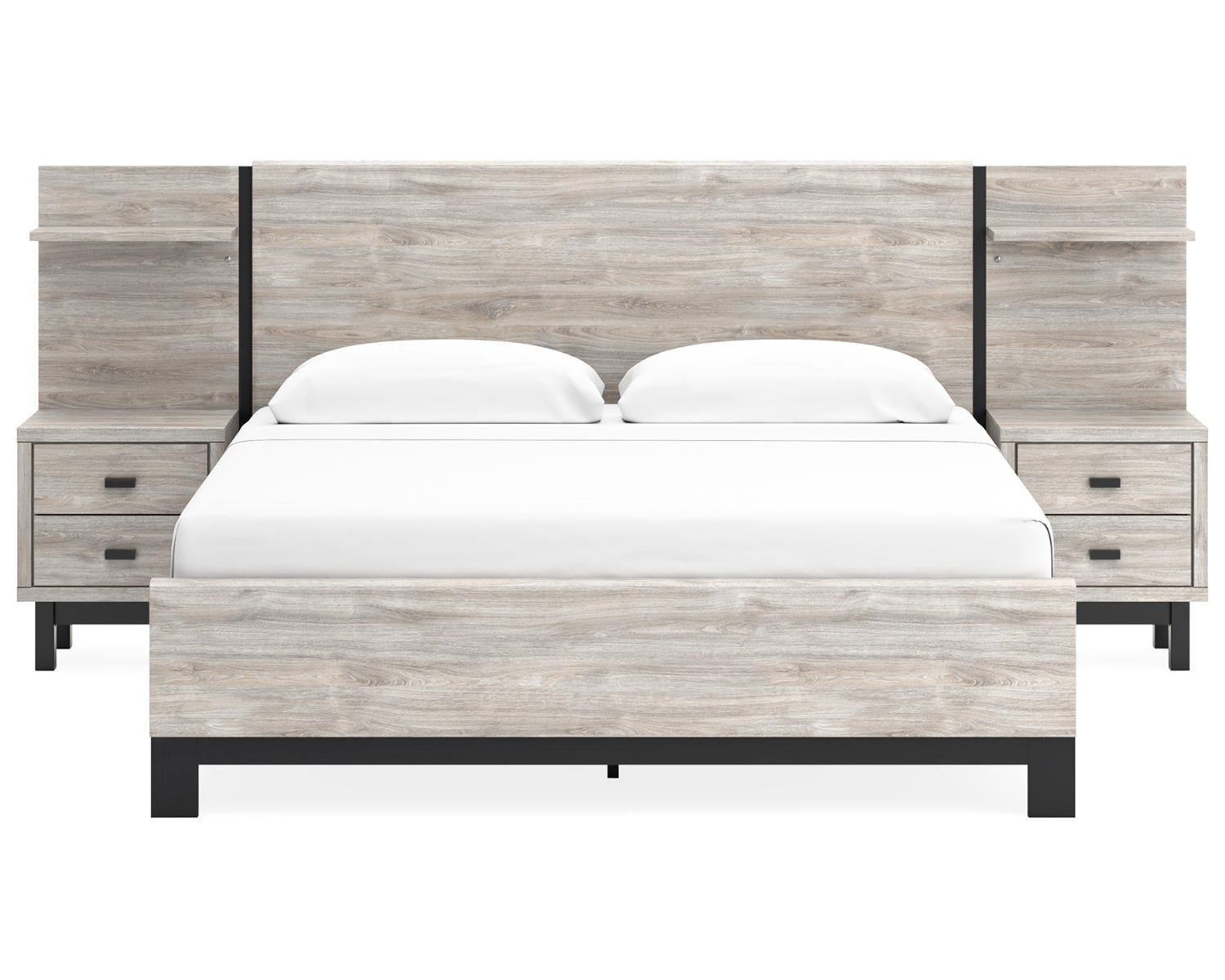 Vessalli King Panel Bed with Extensions