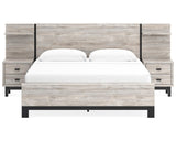 Cama Vessalli King con paneles y extensiones