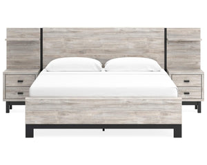 Cama Vessalli King con paneles y extensiones