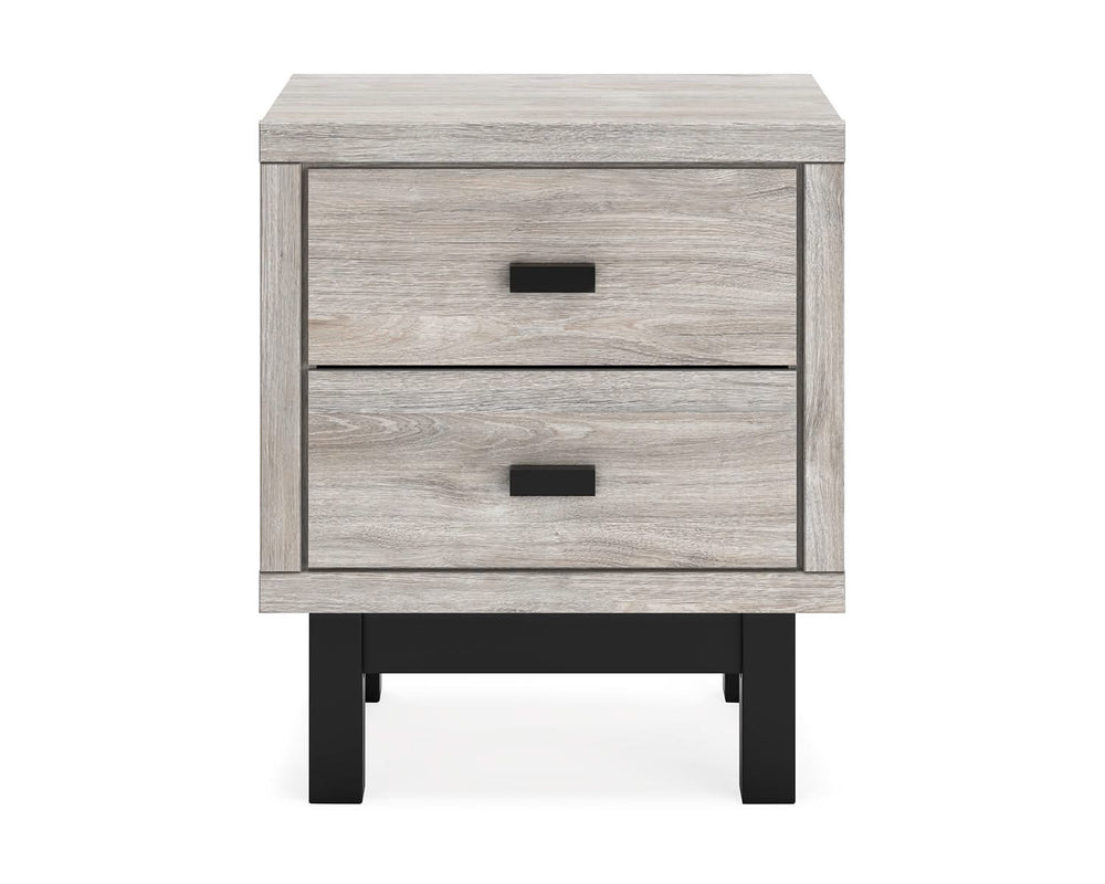 Vessalli Queen Panel Bed and Nightstand