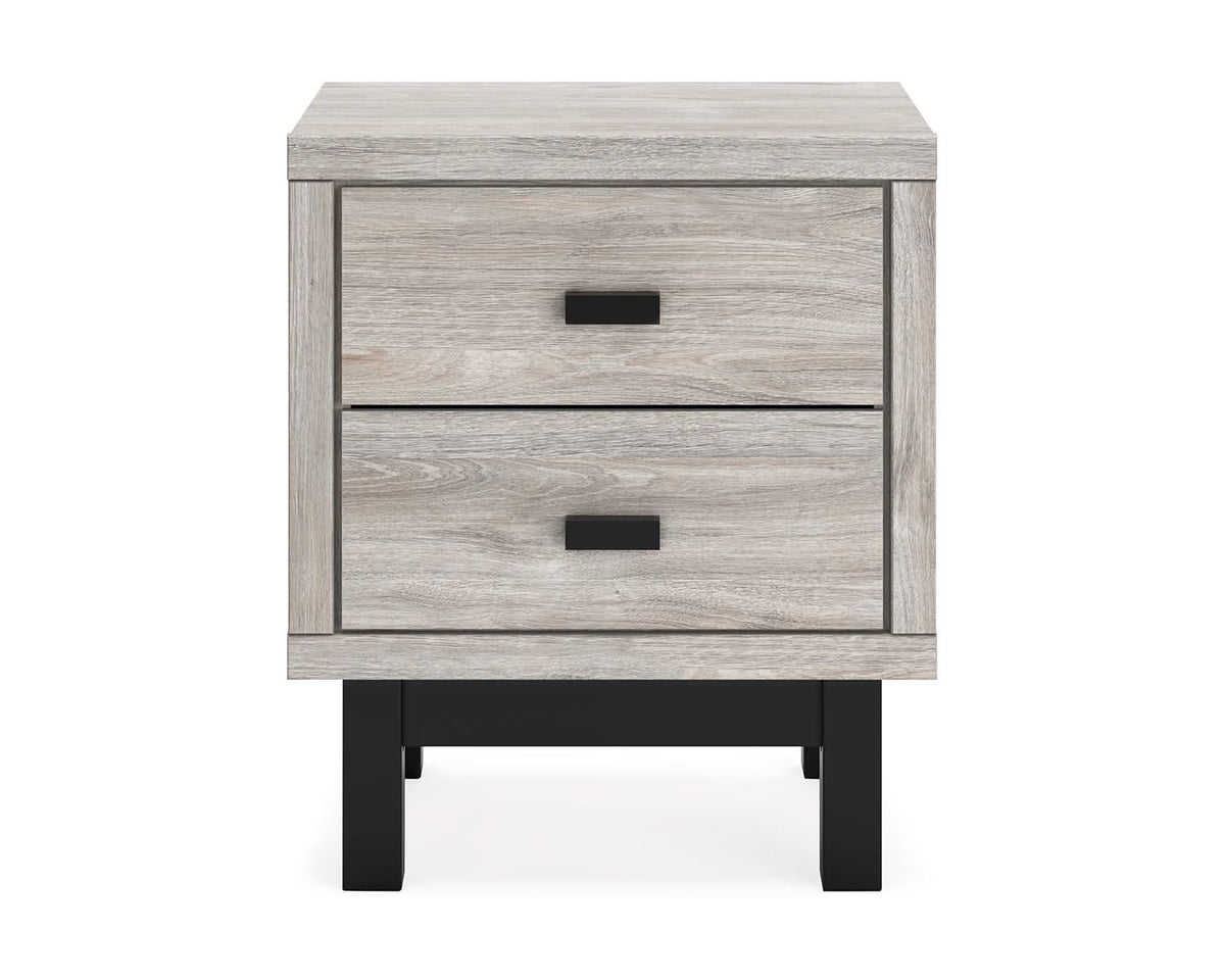 Vessalli Queen Panel Bed and Nightstand