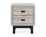 Vessalli Queen Panel Bed and Nightstand