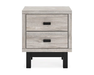 Vessalli Queen Panel Bed and Nightstand