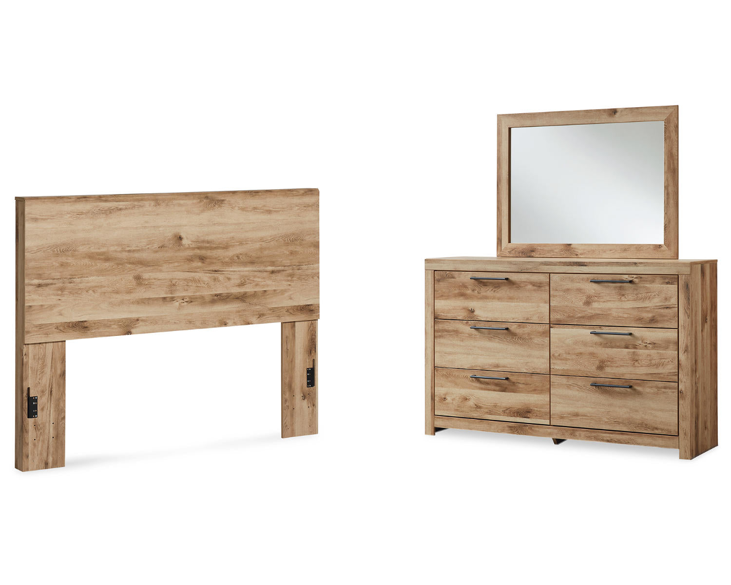 Hyanna Queen Panel Headboard, Dresser and Mirror