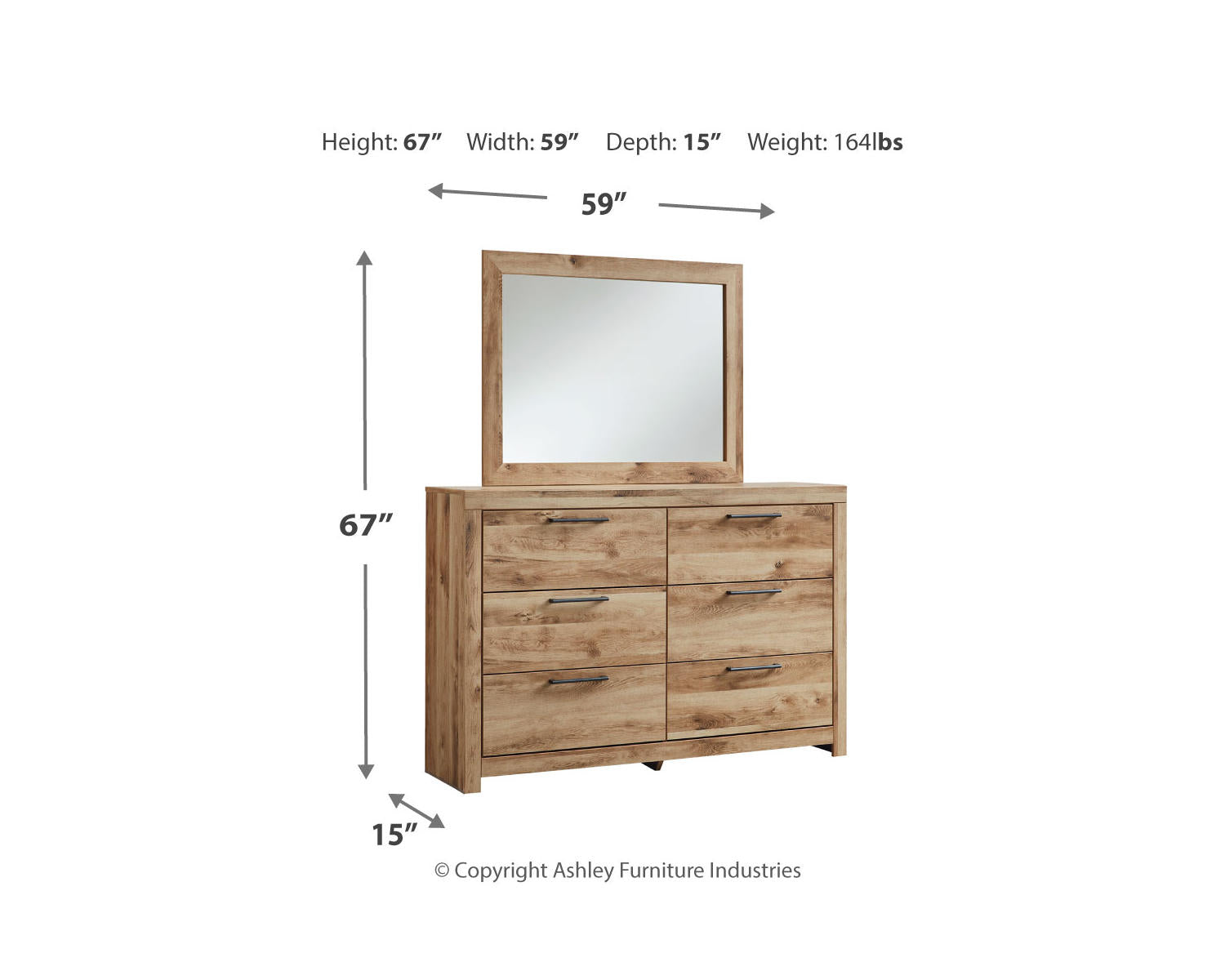 Hyanna Dresser and Mirror