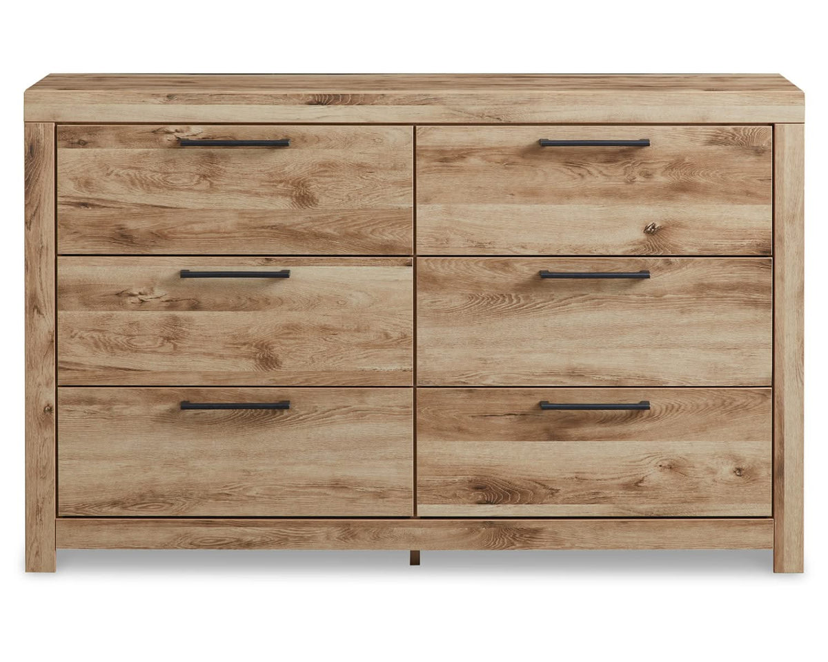 Hyanna Queen Panel Bed, Dresser, and Nightstand