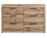 Hyanna Queen Panel Bed, Dresser, and Nightstand