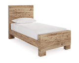 Hyanna Twin Panel Bed, Dresser and Mirror