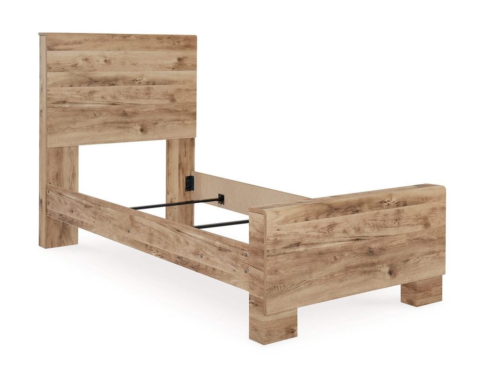Hyanna Twin Panel Bed, Dresser and Mirror