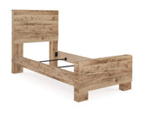 Hyanna Twin Panel Bed, Dresser and Mirror