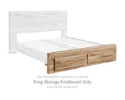 Hyanna King Storage Footboard