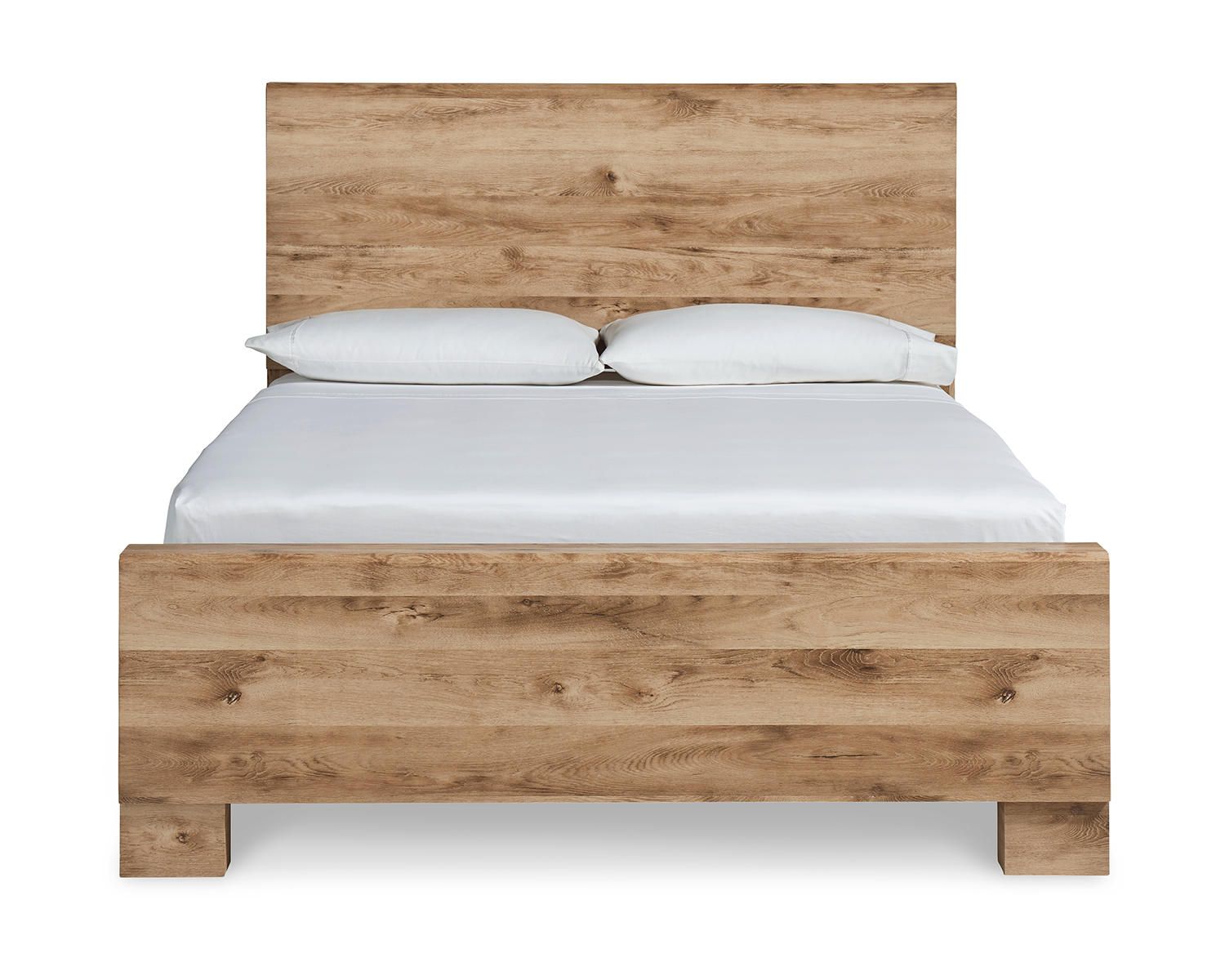 Hyanna Queen Panel Bed with Dresser, Mirror and 1 Nightstand