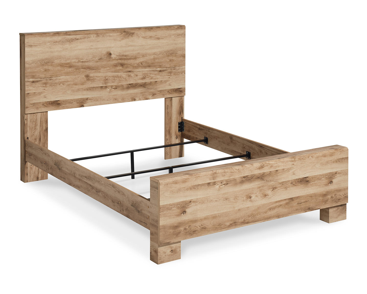 Hyanna King Panel Bed, Dresser, Mirror, and Nightstand