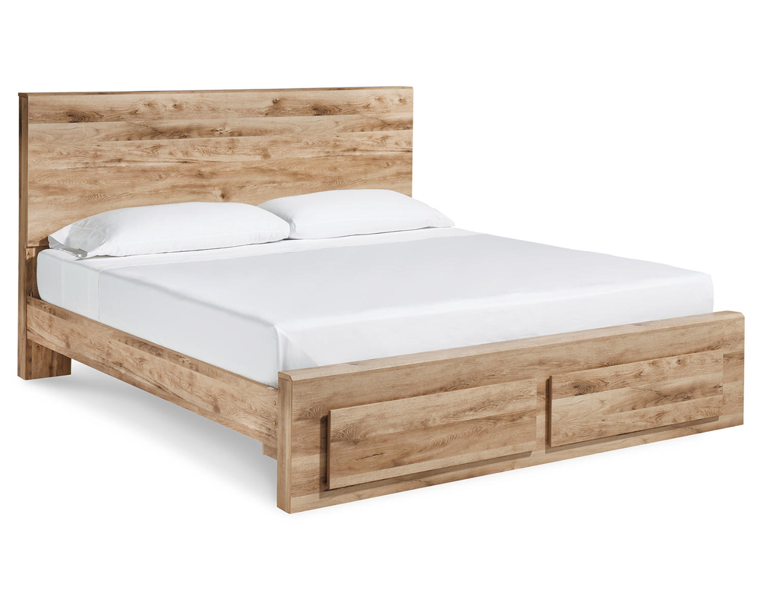 Hyanna Queen Panel Storage Bed, Dresser, Mirror and Nightstand