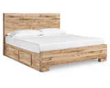 Hyanna King Panel Bed with 2 Side Storage