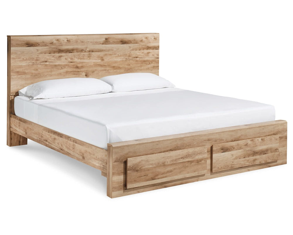 Cama tamaño queen con almacenaje y paneles Hyanna