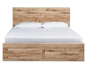Cama tamaño queen con almacenaje y paneles Hyanna