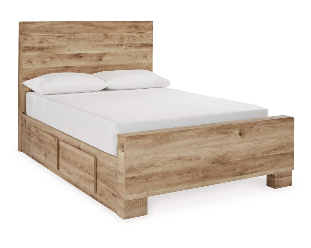Hyanna Full Panel Bed with 2 Side Storage