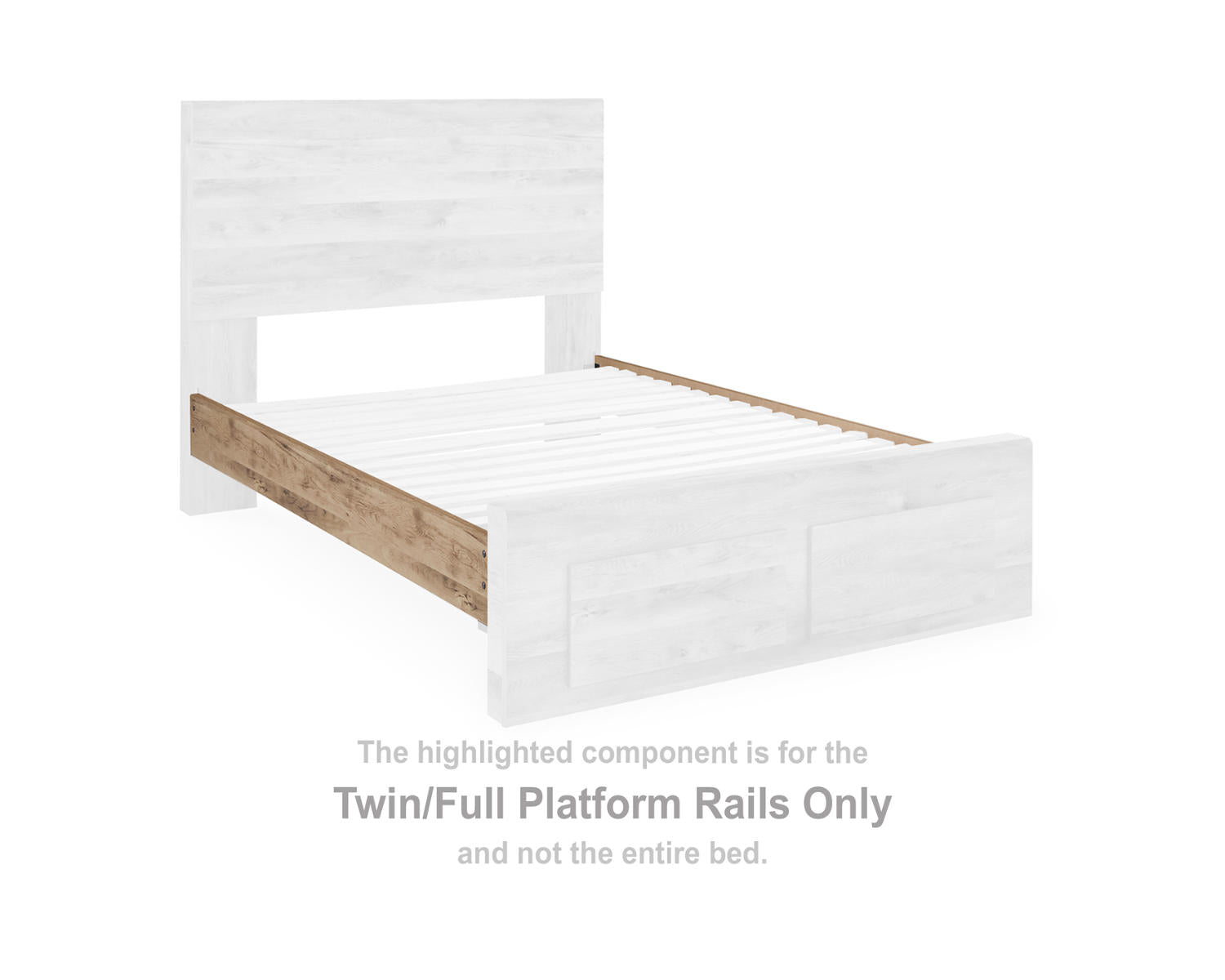 Hyanna Twin/Full Platform Rails
