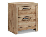 Hyanna King Panel Storage Bed, Dresser, Mirror and Nightstand