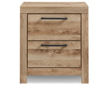 Hyanna King Panel Storage Bed, Dresser, Mirror and Nightstand