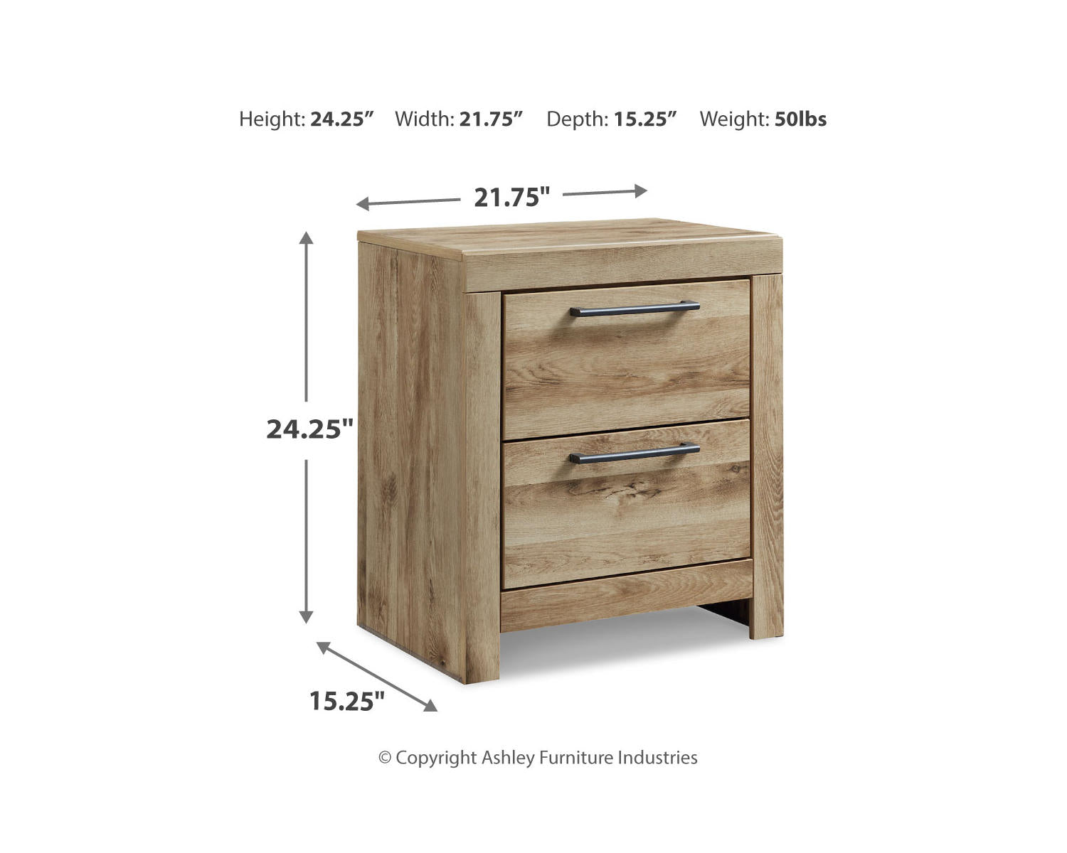 Hyanna King Panel Bed, Dresser, Mirror and 2 Nightstands