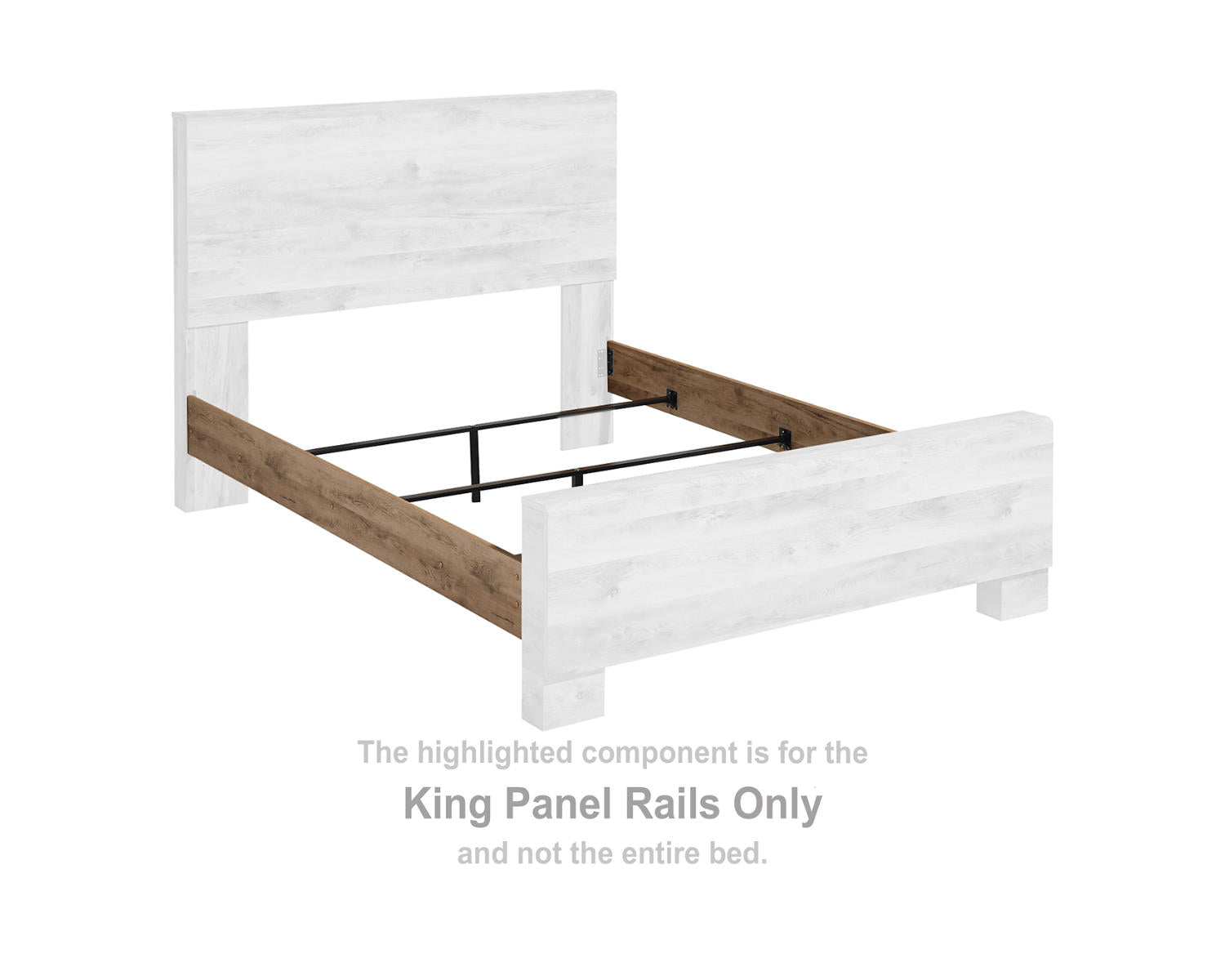Hyanna King Panel Rails