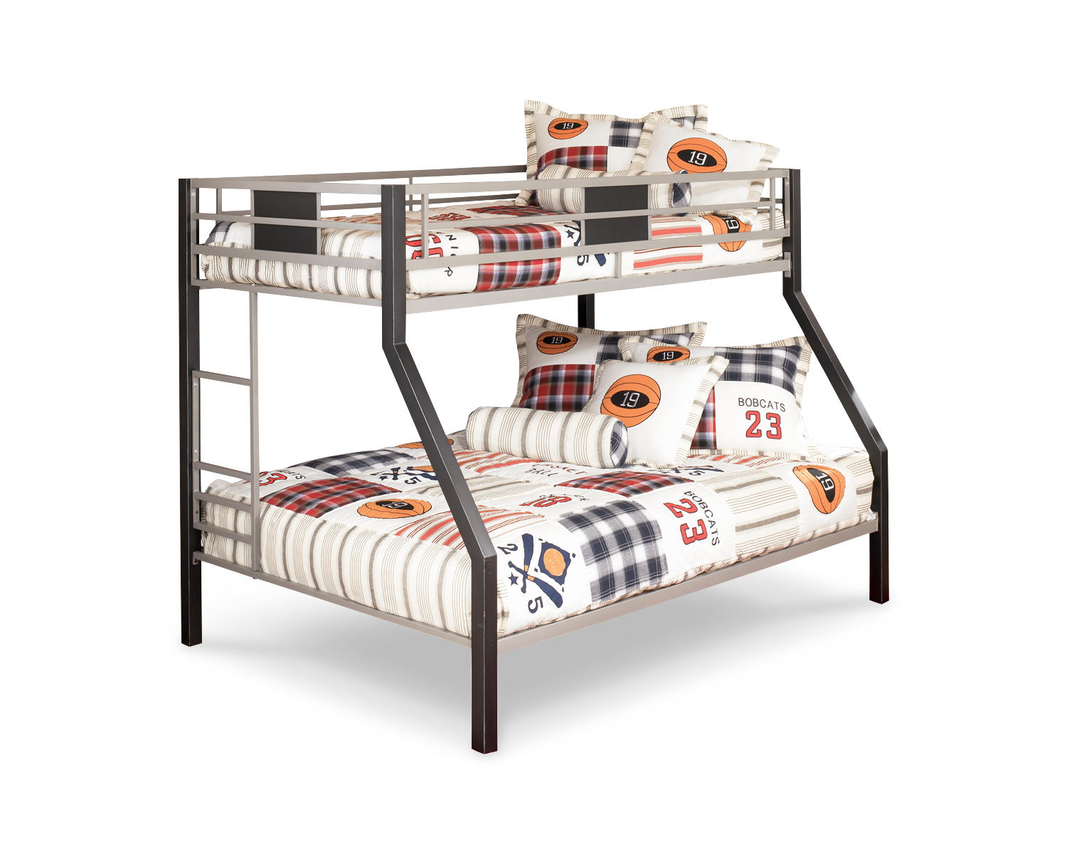 Dinsmore Twin over Full Bunk Bed with Mattresses