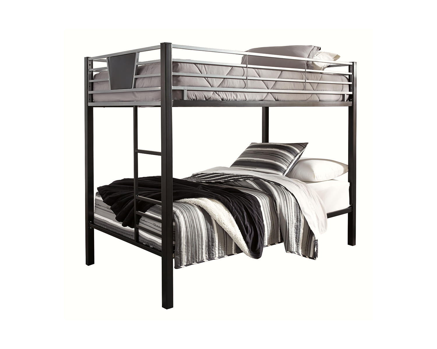 Dinsmore Twin over Twin Bunk Bed and 2 Mattresses
