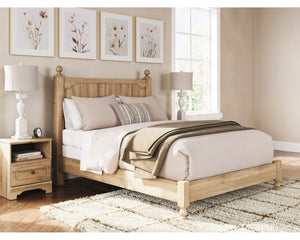 Cama Queen con paneles Aleaport
