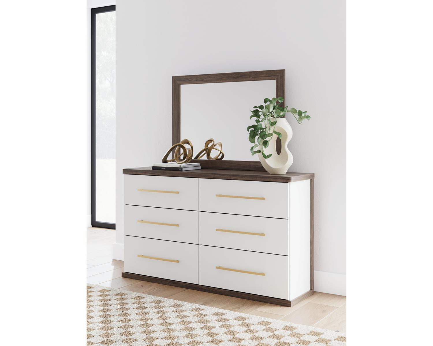 Kendanport Dresser and Mirror