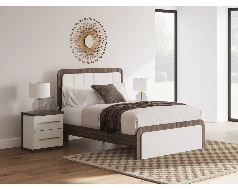 Cama tapizada Kendanport Queen