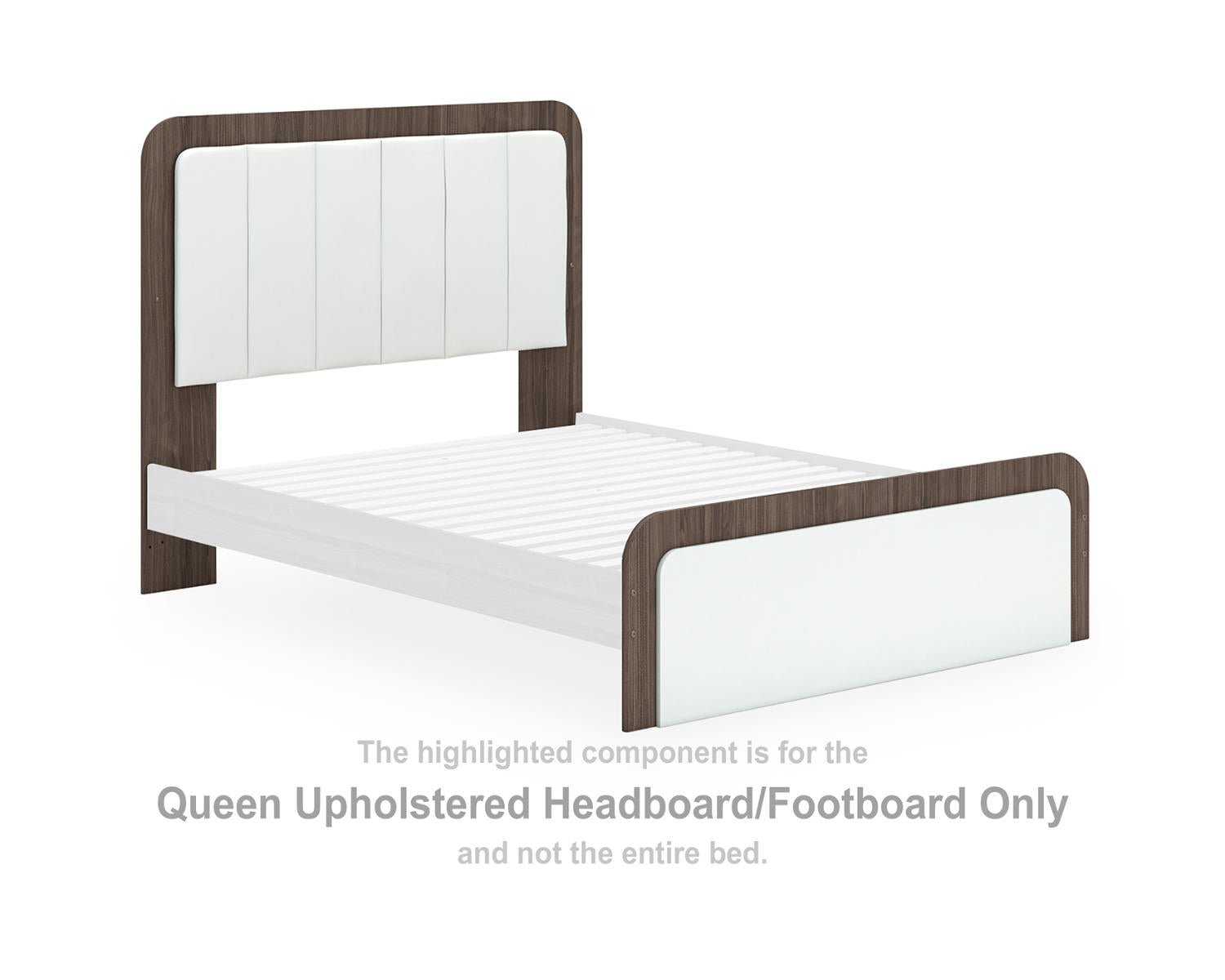 Kendanport Queen Upholstered Headboard/Footboard