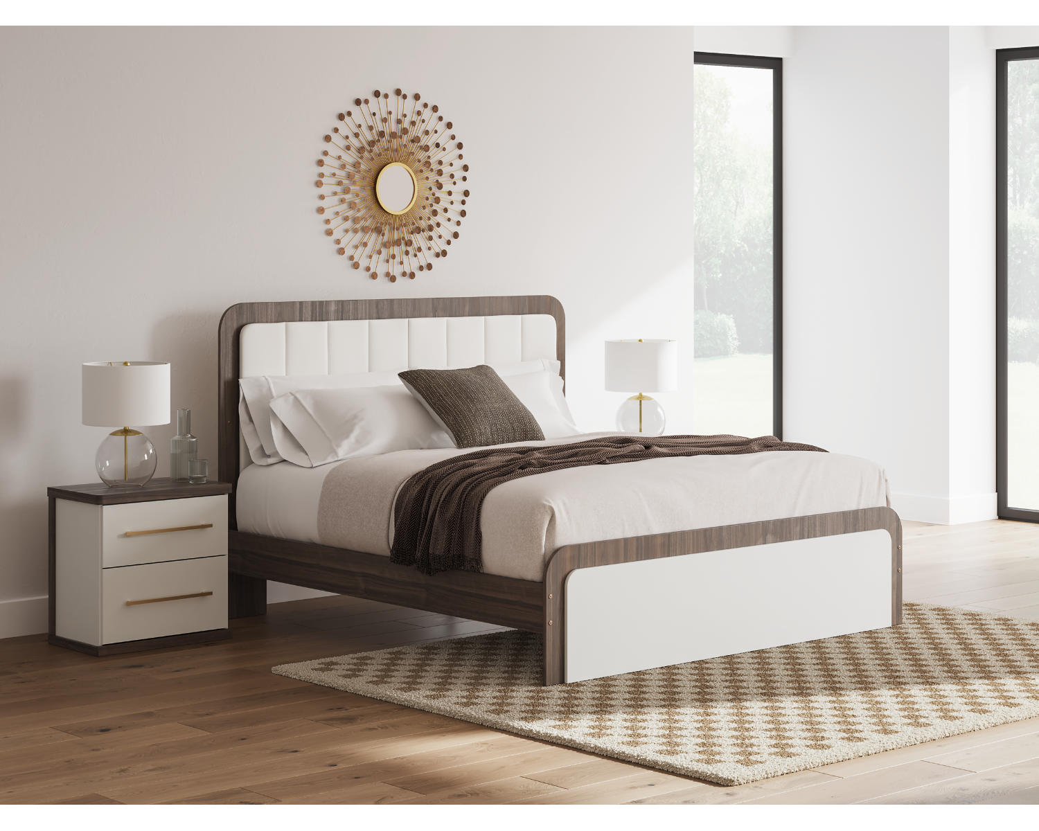 Kendanport King Upholstered Bed