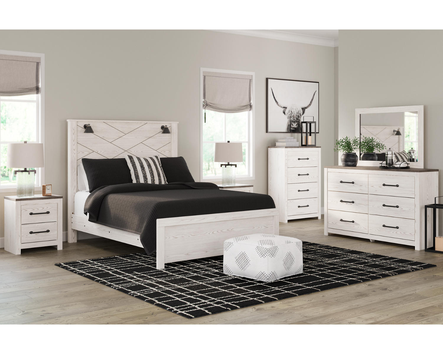Gerridan Dresser and Mirror