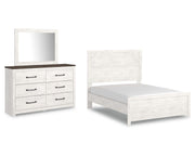 Gerridan Full Panel Bed with Dresser and Mirror