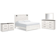 Gerridan King Panel Bed, Dresser, Mirror and 2 Nightstands