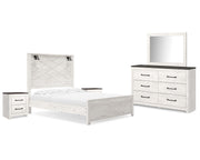 Gerridan Queen Panel Bed, Dresser, Mirror, and 2 Nightstands