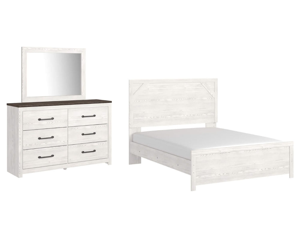 Gerridan Queen Panel Bed, Dresser and Mirror