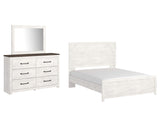 Gerridan Queen Panel Bed, Dresser and Mirror
