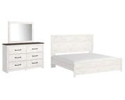 Gerridan King Panel Bed, Dresser and Mirror