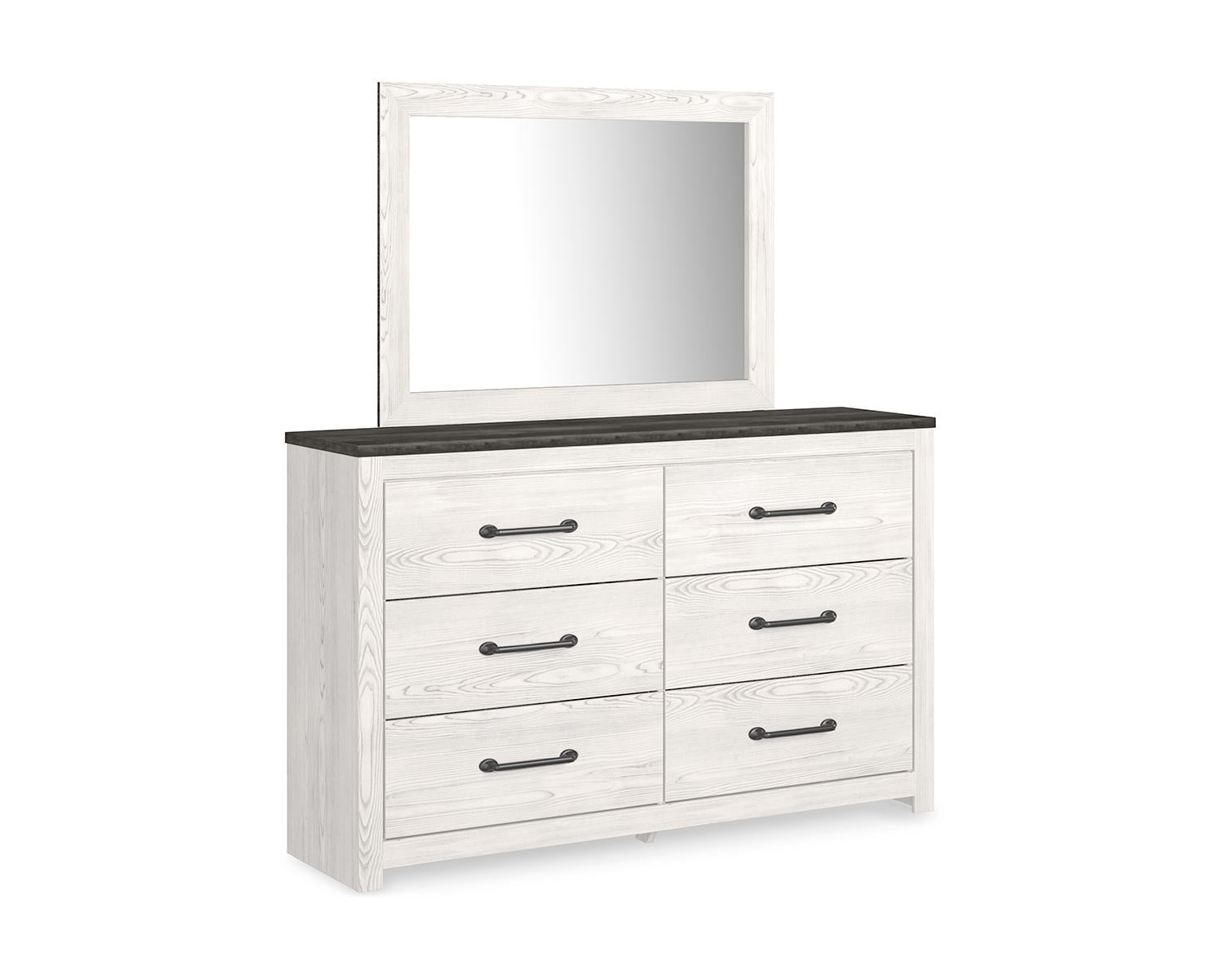 Gerridan King Panel Bed, Dresser, Mirror and 2 Nightstands