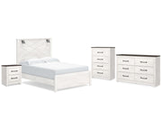 Gerridan Queen Panel Bed, Dresser, Chest and Nightstand