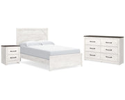 Gerridan Queen Panel Bed, Dresser and Nightstand