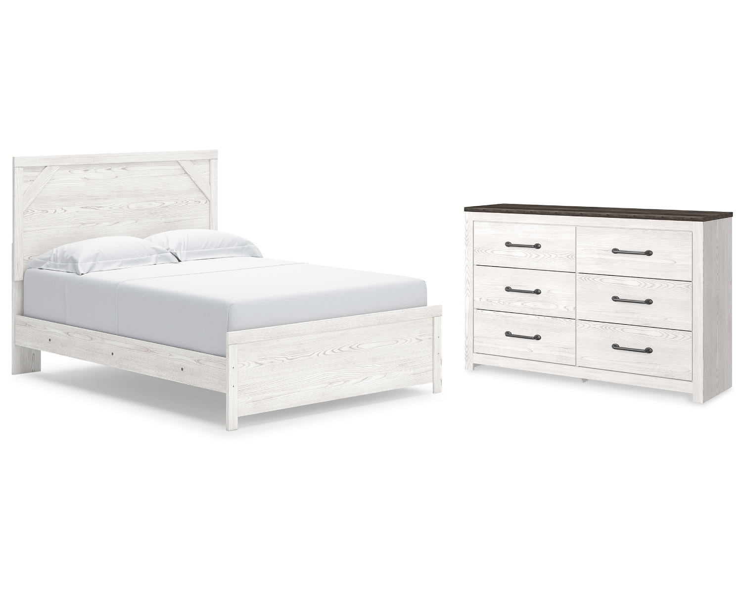 Gerridan Queen Panel Bed and Dresser