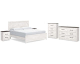 Gerridan King Panel Bed, Dresser, Chest and 2 Nightstands