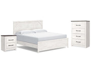 Gerridan King Panel Bed, Chest and Nightstand