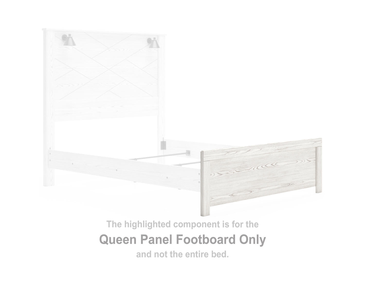 Gerridan Queen Panel Footboard
